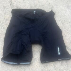 Canari Black Padded Cycle Jersey Women's  Size L